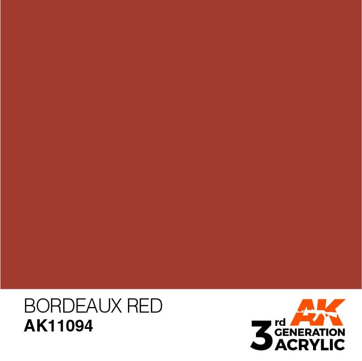 AK AK11094 3rd gen. Bordeaux Red 17ml