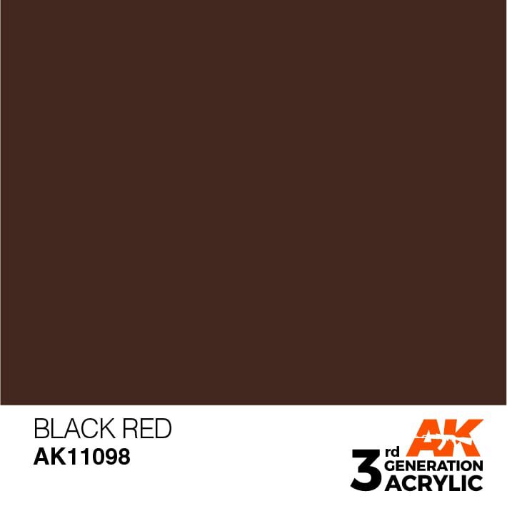 AK AK11098 3rd gen. Black Red 17ml