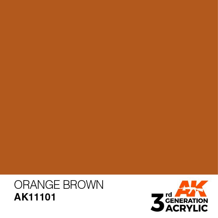 AK AK11101 3rd gen. Orange Brown 17ml