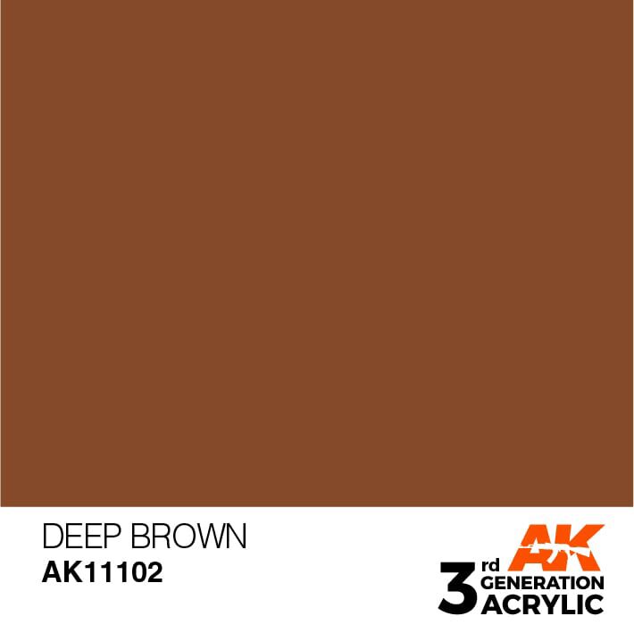 AK AK11102 3rd gen. Deep Brown 17ml