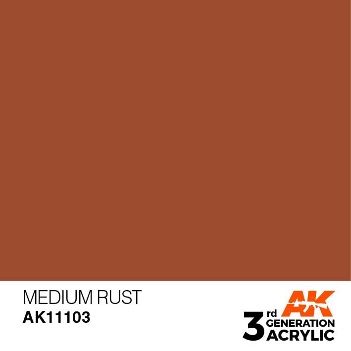AK AK11103 3rd gen. Medium Rust 17ml