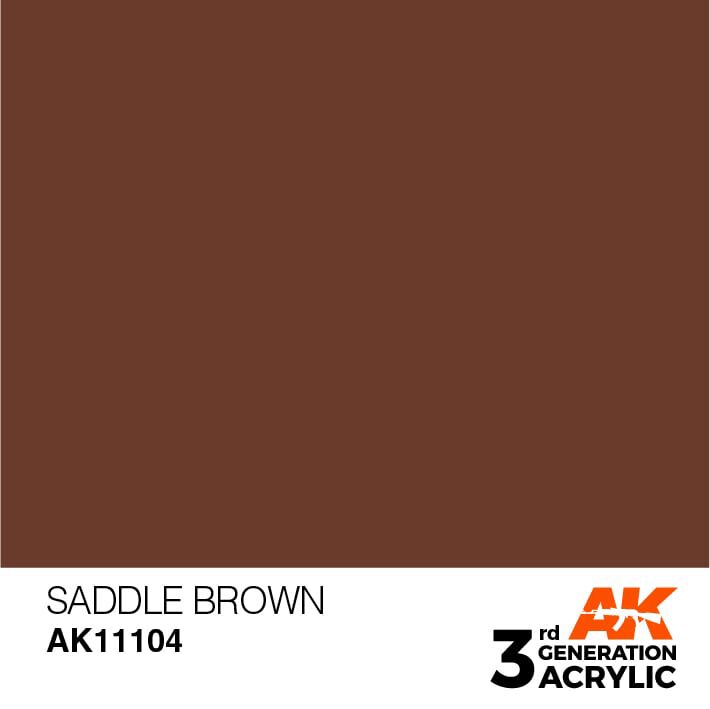 AK AK11104 3rd gen. Saddle Brown 17ml