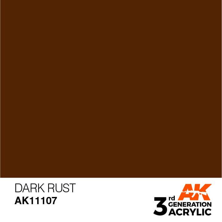 AK AK11107 3rd gen. Dark Rust 17ml