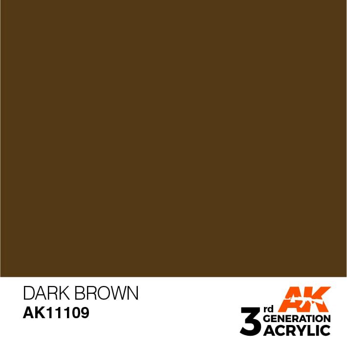 AK AK11109 3rd gen. Dark Brown 17ml