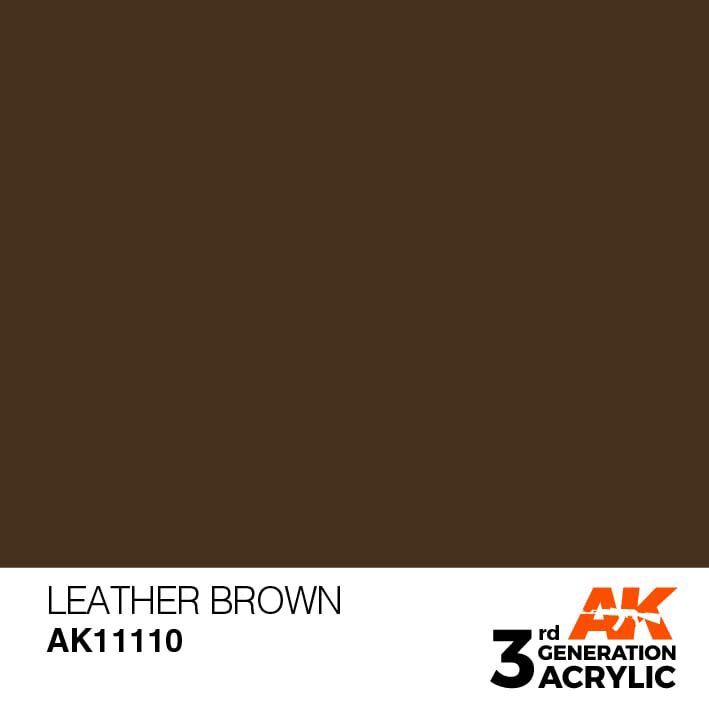 AK AK11110 3rd gen. Leather Brown 17ml