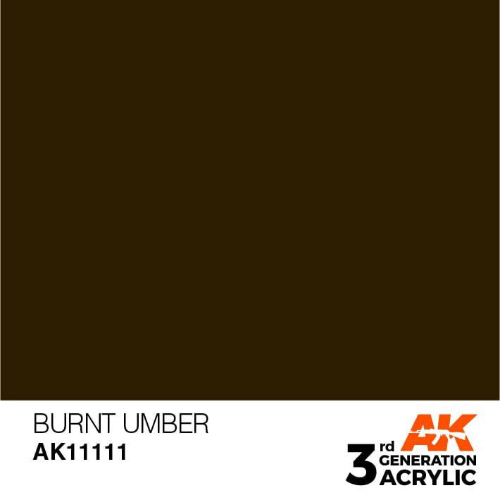 AK AK11111 3rd gen. Burnt Umber 17ml