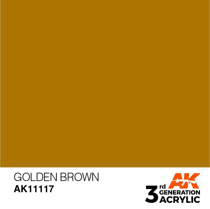 AK AK11117 3rd gen. Golden Brown 17ml