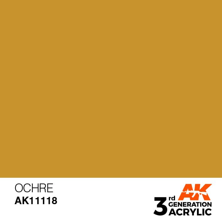 AK AK11118 3rd gen. Ocher 17ml
