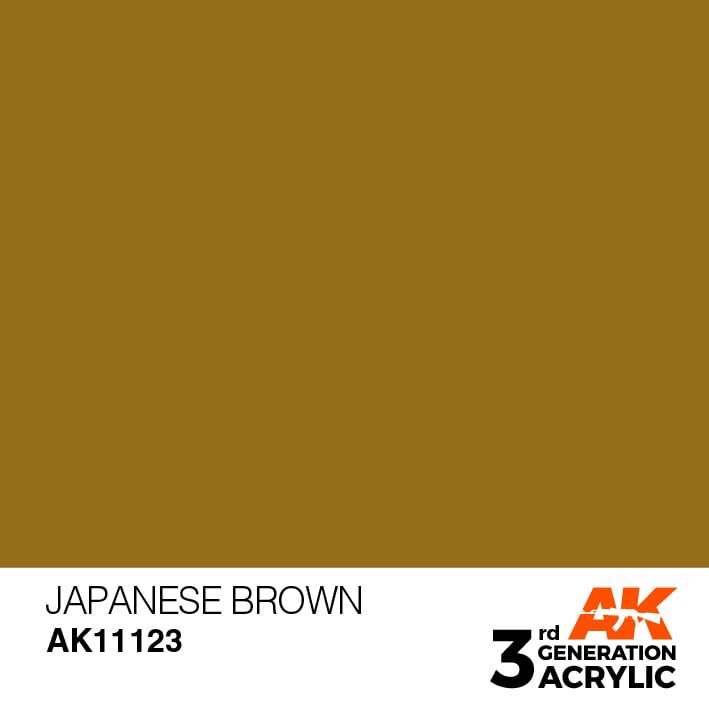 AK AK11123 3rd gen. Japanese Brown 17ml