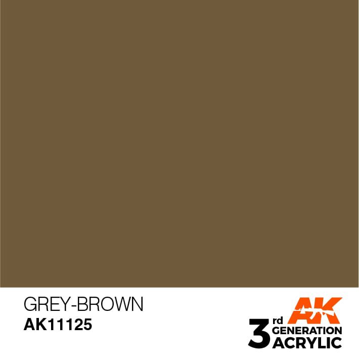 AK AK11125 3rd gen. Grey-Brown 17ml