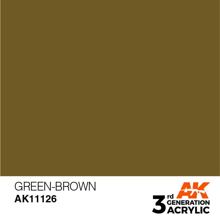 AK AK11126 3rd gen. Green-Brown 17ml