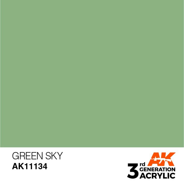 AK AK11134 3rd gen. Green Sky 17ml