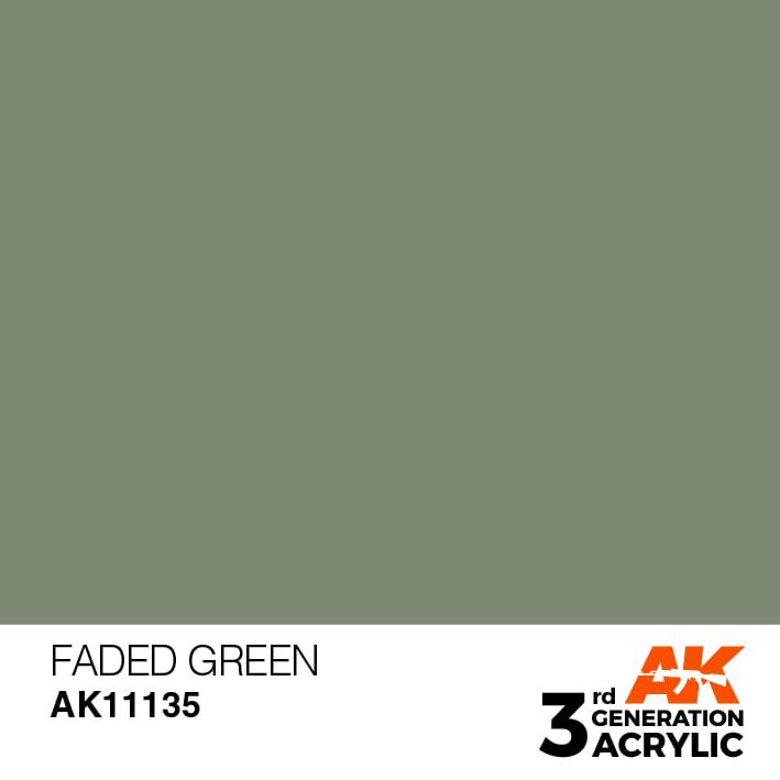AK AK11135 3rd gen. Faded Green 17ml