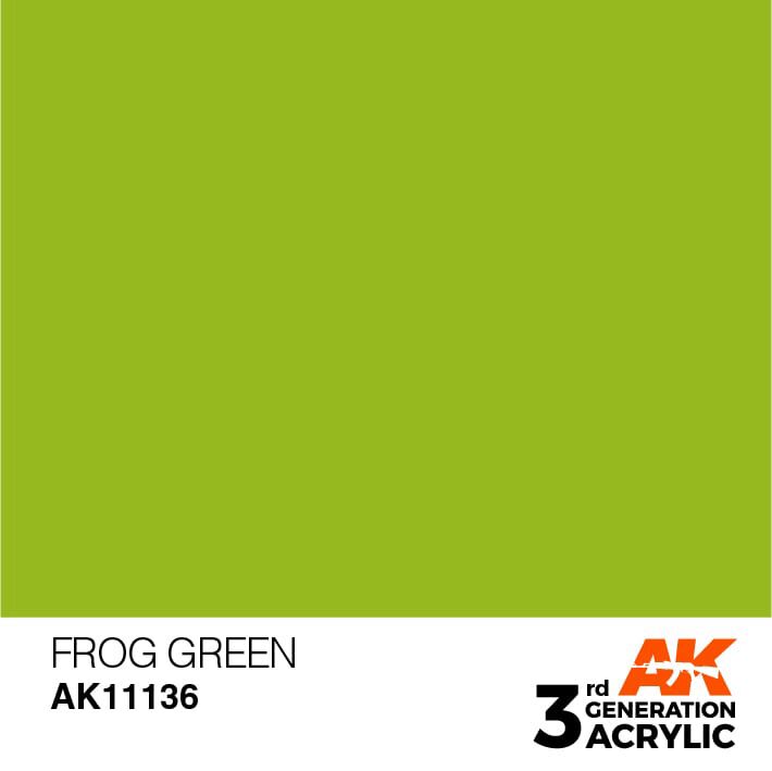 AK AK11136 3rd gen. Frog Green 17ml