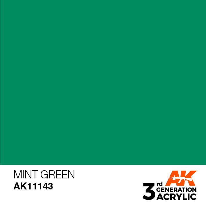 AK AK11143 3rd gen. Mint Green 17ml
