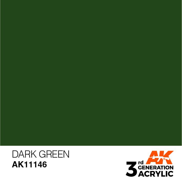 AK AK11146 3rd gen. Dark Green 17ml