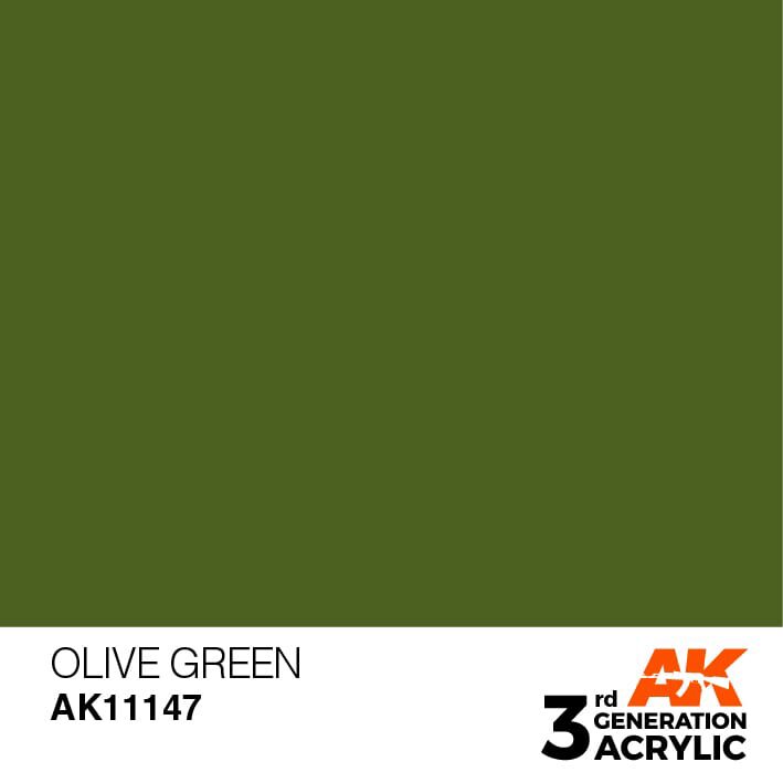 AK AK11147 3rd gen. Olive Green 17ml