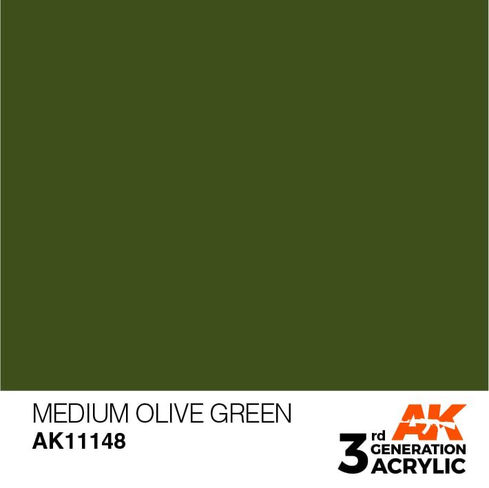 AK AK11148 3rd gen. Medium Olive Green 17ml