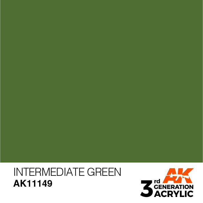 AK AK11149 3rd gen. Intermediate Green 17ml