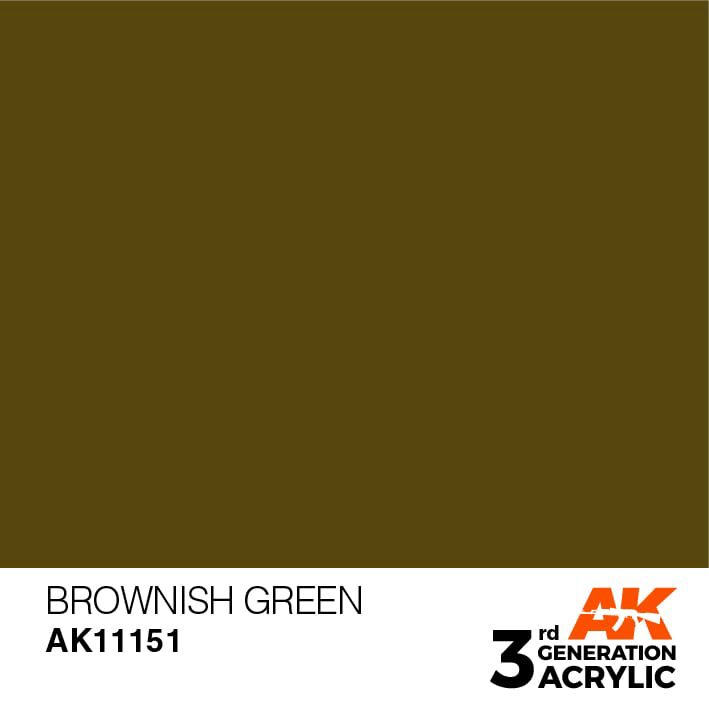 AK AK11151 3rd gen. Brownish Green 17ml