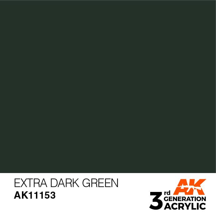 AK AK11153 3rd gen. Extra Dark Green 17ml