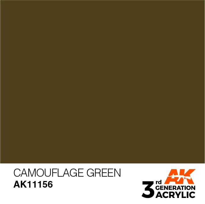 AK AK11156 3rd gen. Camouflage Green 17ml