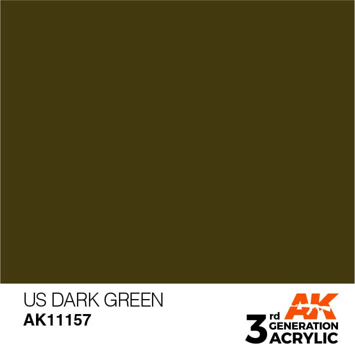 AK AK11157 3rd gen. US Dark Green 17ml