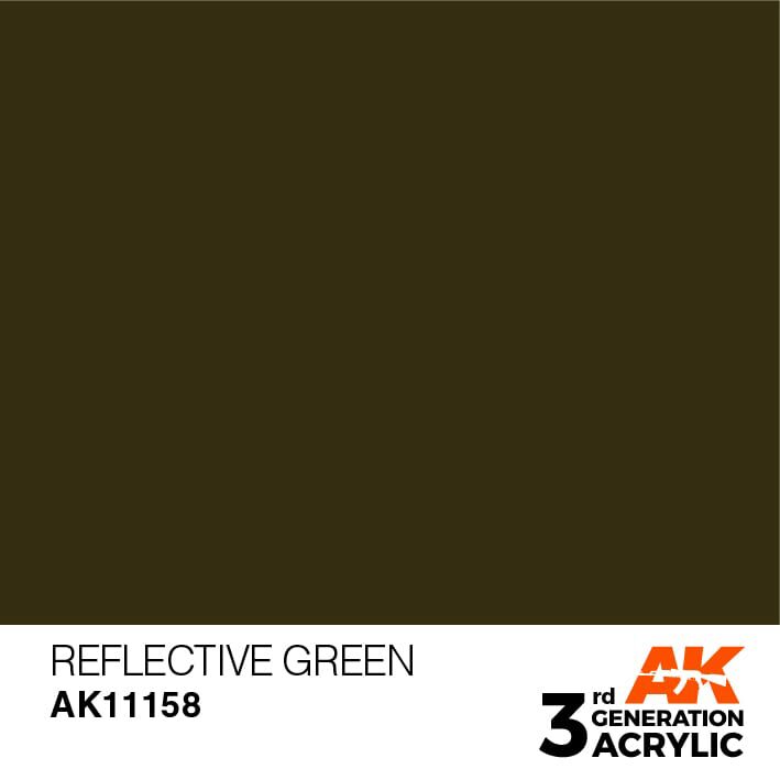 AK AK11158 3rd gen. Reflective Green 17ml
