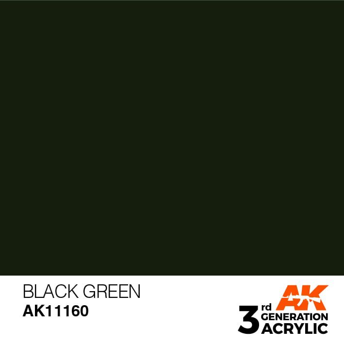 AK AK11160 3rd gen. Black Green 17ml