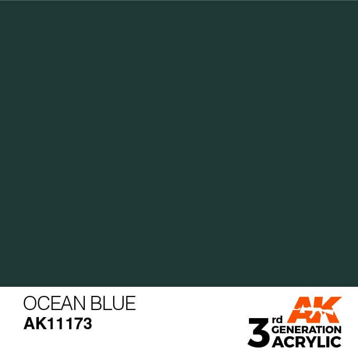 AK AK11173 3rd gen. Ocean Blue 17ml