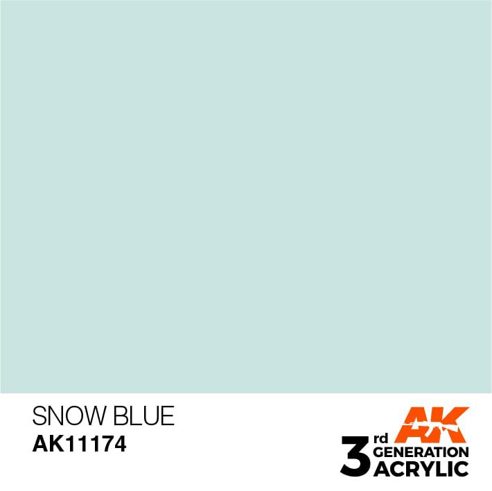 AK AK11174 3rd gen. Snow Blue 17ml