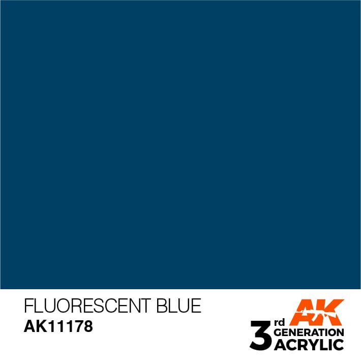 AK AK11178 3rd gen. Fluorescent Blue 17ml