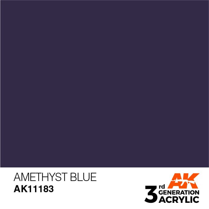 AK AK11183 3rd gen. Amethyst Blue 17ml