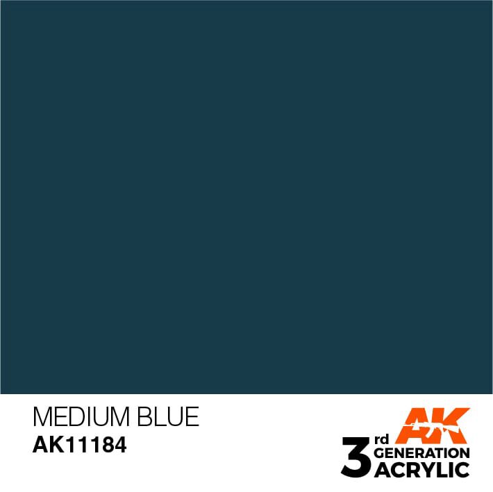 AK AK11184 3rd gen. Medium Blue 17ml