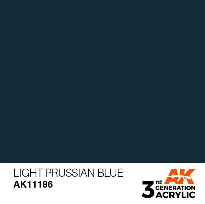 AK AK11186 3rd gen. Light Prussian Blue 17ml