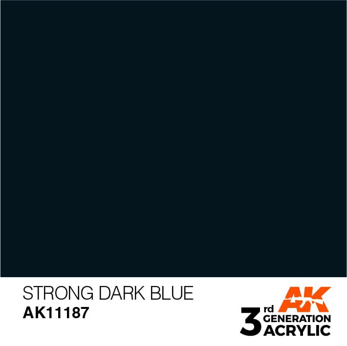 AK AK11187 3rd gen. Strong Dark Blue 17ml
