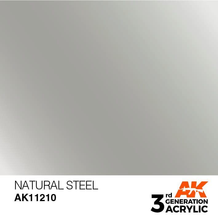 AK AK11210 3rd gen. Natural Steel 17ml