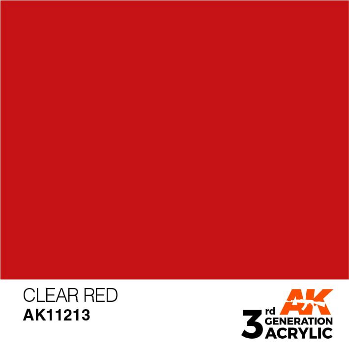 AK AK11213 3rd gen. Clear Red 17ml