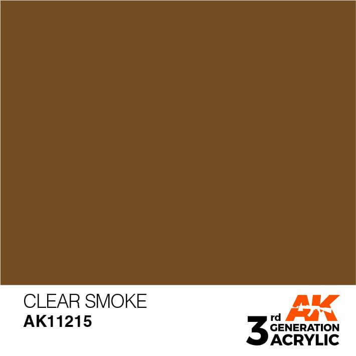 AK AK11215 3rd gen. Clear Smoke 17ml