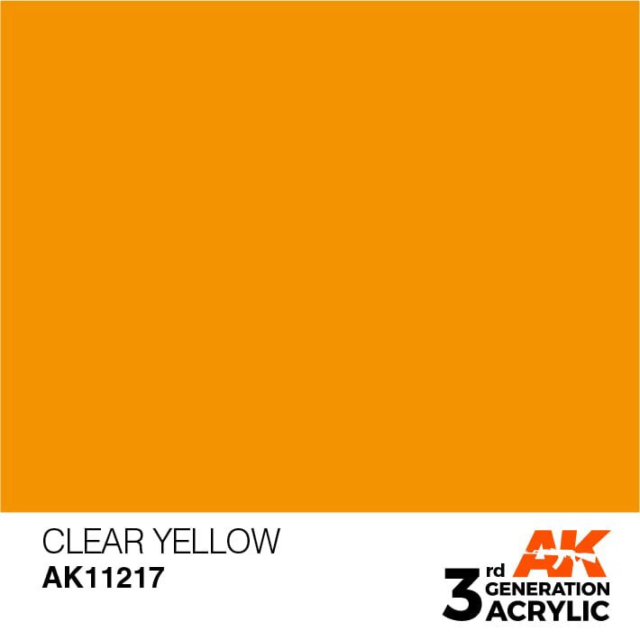 AK AK11217 3rd gen. Clear Yellow 17ml