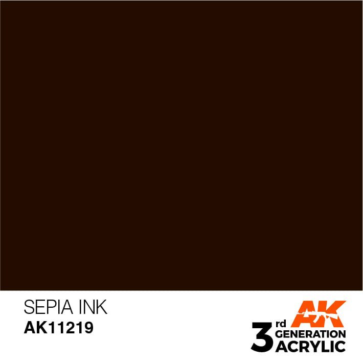AK AK11219 3rd gen. Sepia INK 17ml