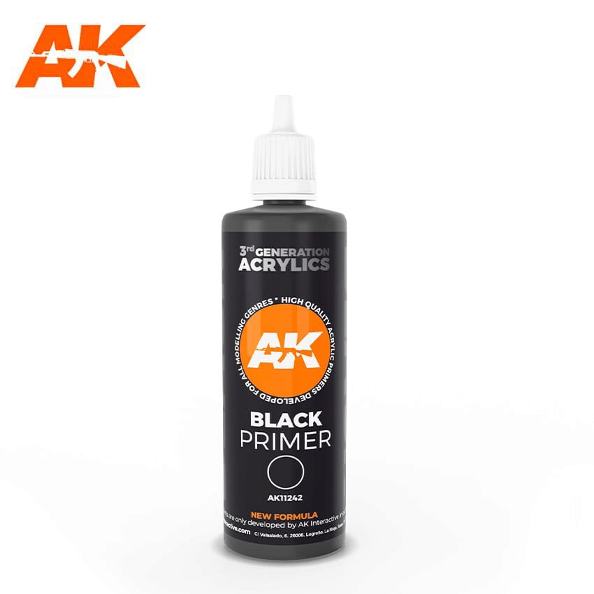 AK AK11242 3rd gen. Black Primer 100 ml