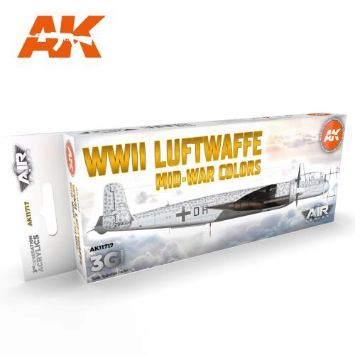 AK AK11717 WWII Luftwaffe Mid-War Colors SET 3G