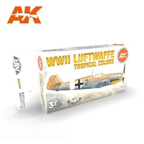 AK AK11719 WWII Luftwaffe Tropical Colors SET 3G