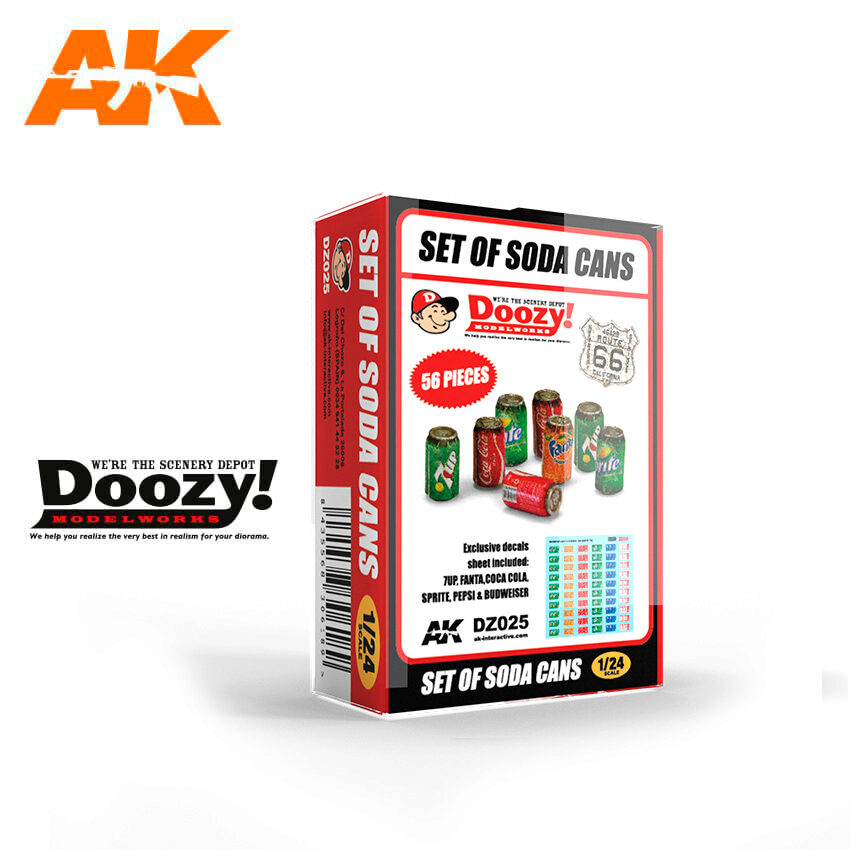 Doozy DZ025 SET OF SODA CANS