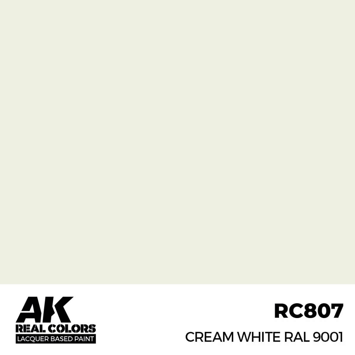 AK RC807 Real Colors Cream White RAL 9001 17 ml.