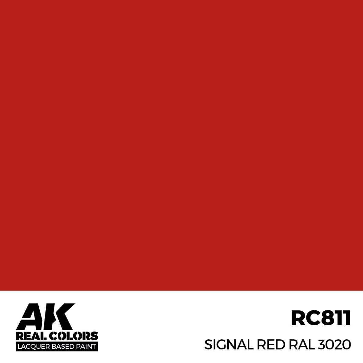 AK RC811 Real Colors Signal Red RAL 3020 17 ml.