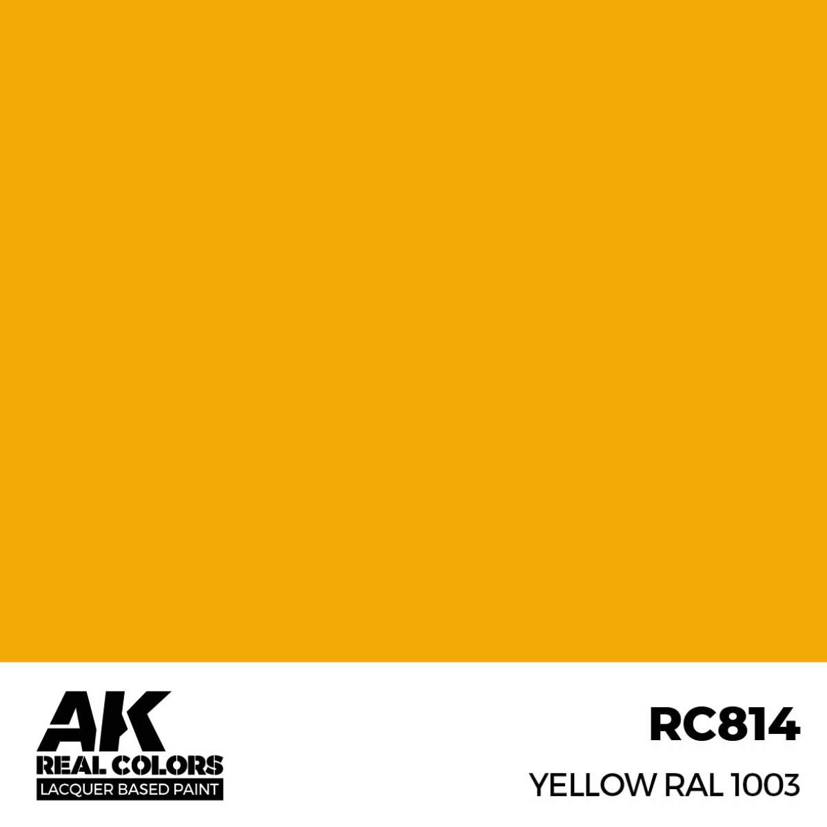 AK RC814 Real Colors Yellow RAL 1003 17 ml.