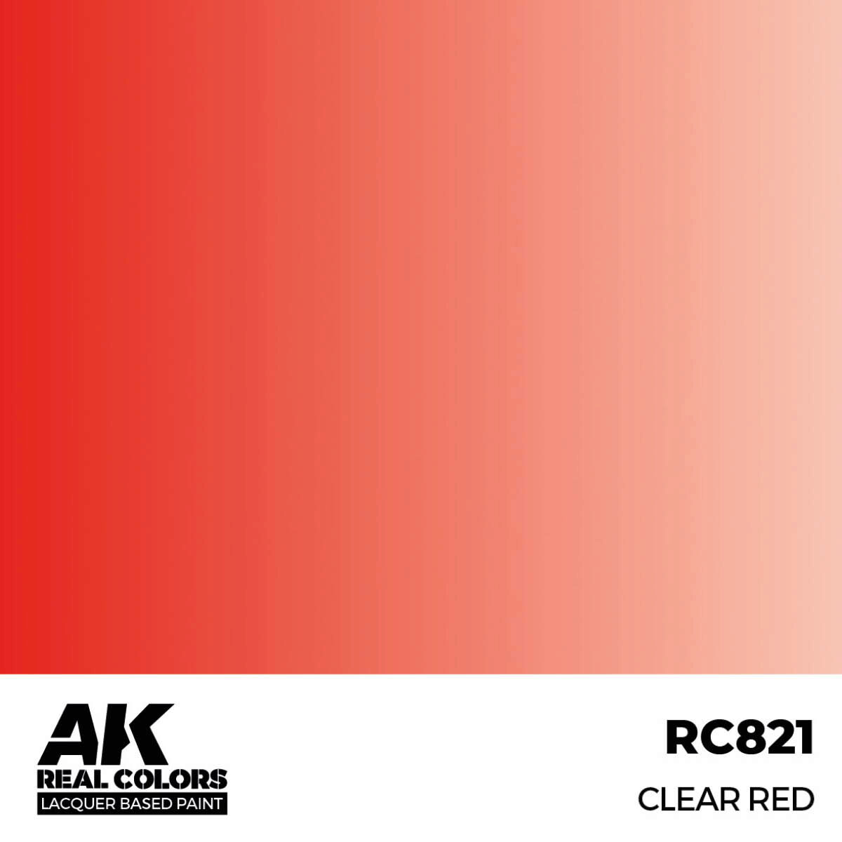 AK RC821 Real Colors Clear Red 17 ml.