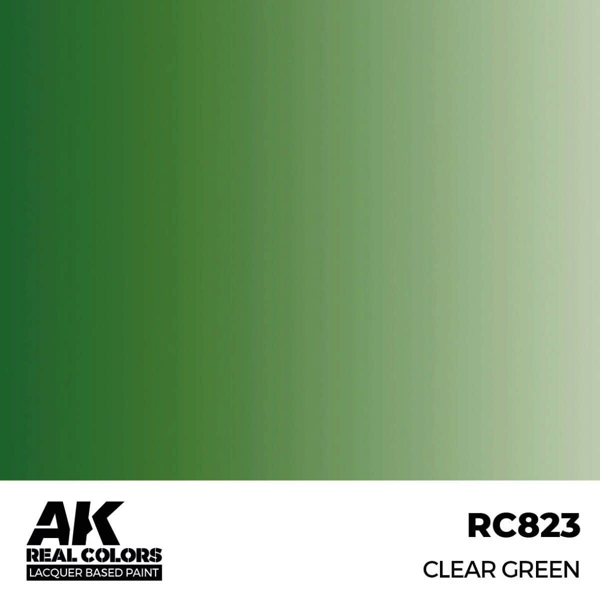 AK RC823 Real Colors Clear Green 17 ml.